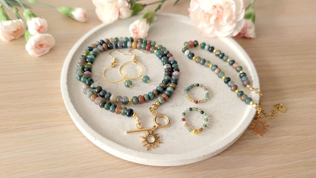 Kolekcja Sonata Verde handmade z kamieni naturalnych