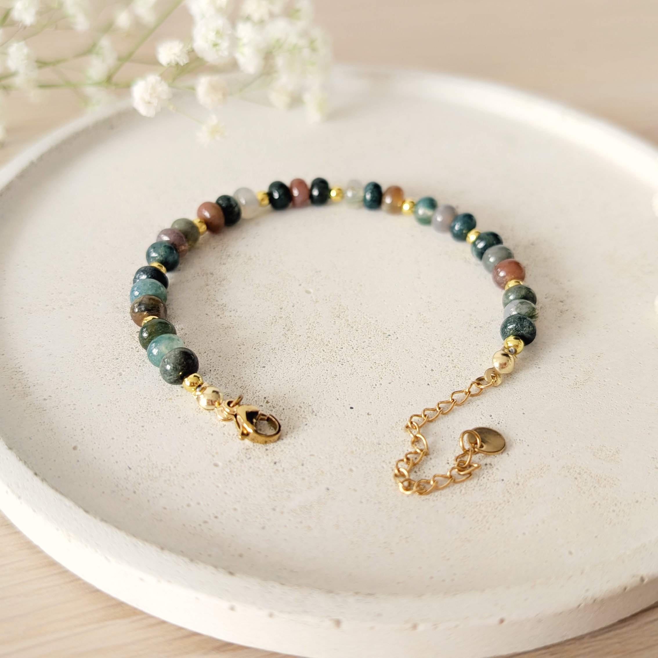 Bransoletka Sonata Verde handmade z kamieni naturalnych