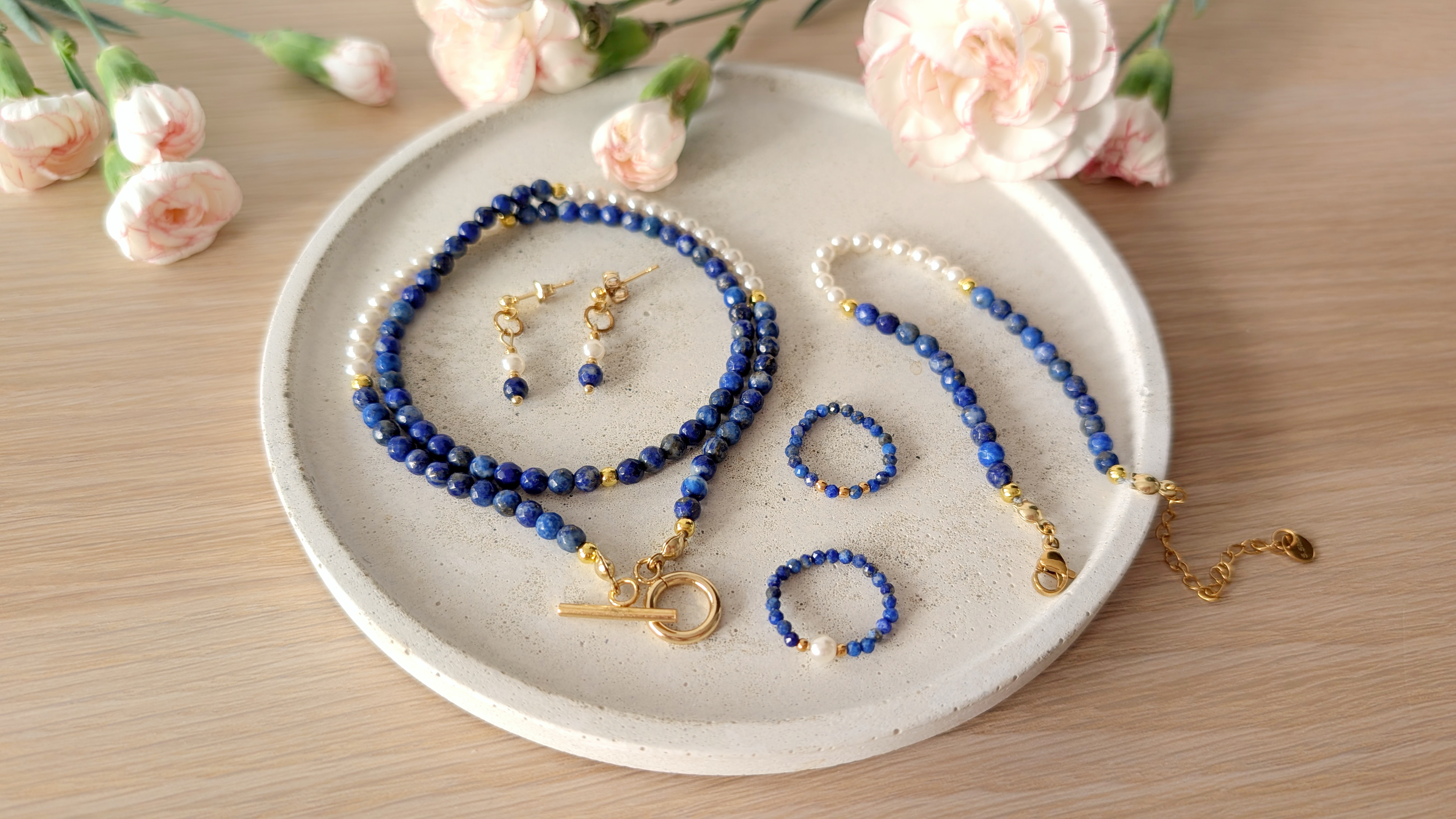 Kolekcja Notturno Gracioso handmade z kamieni naturalnych