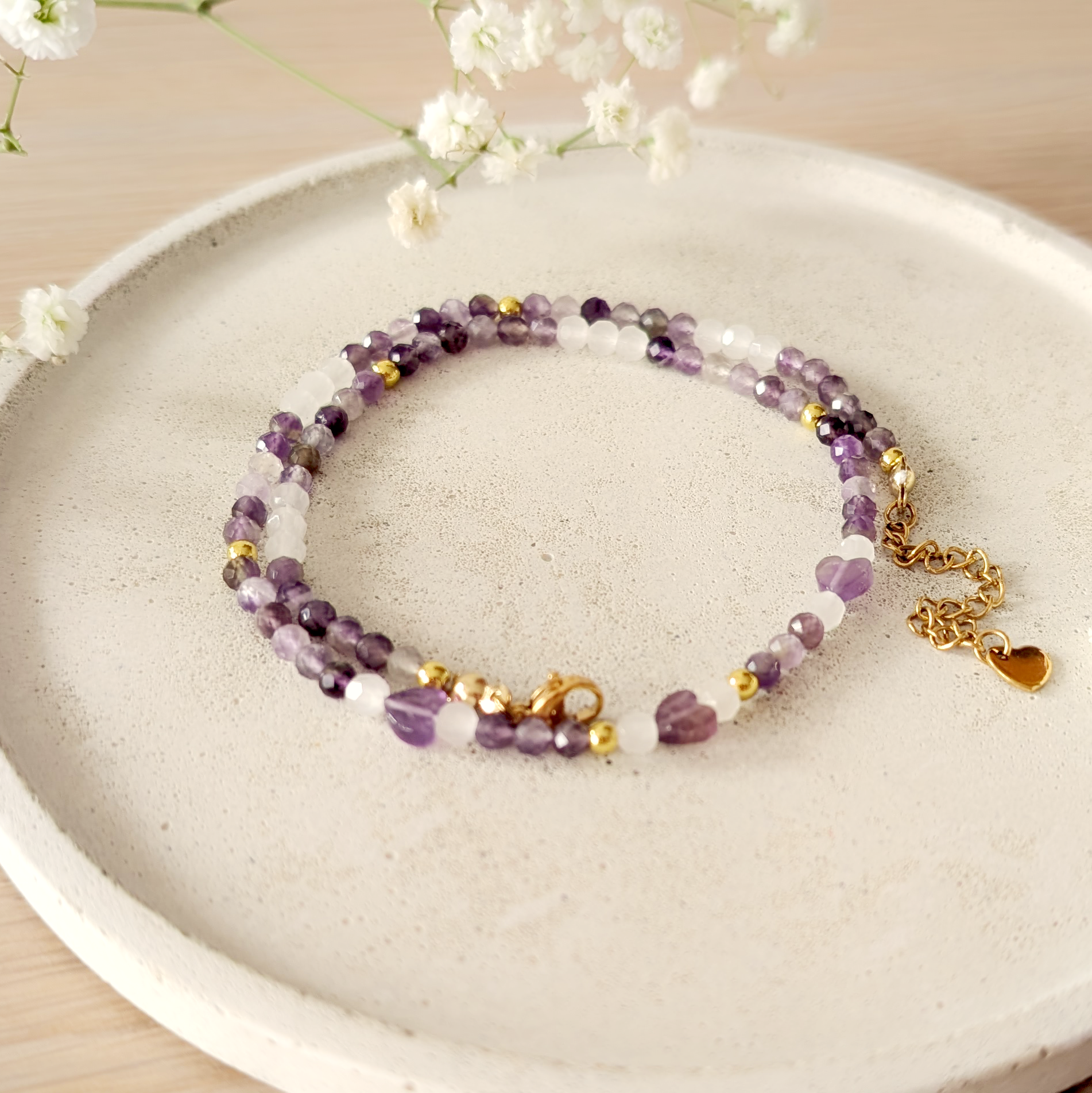 Naszyjnik Dolce Cuore handmade z kamieni naturalnych