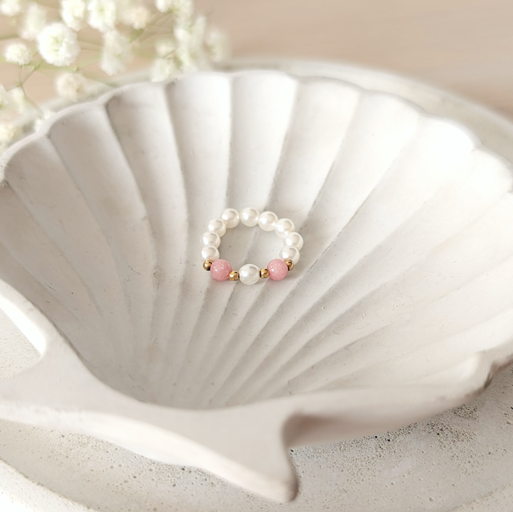 Pierścionek Eglogue handmade z kamieni naturalnych