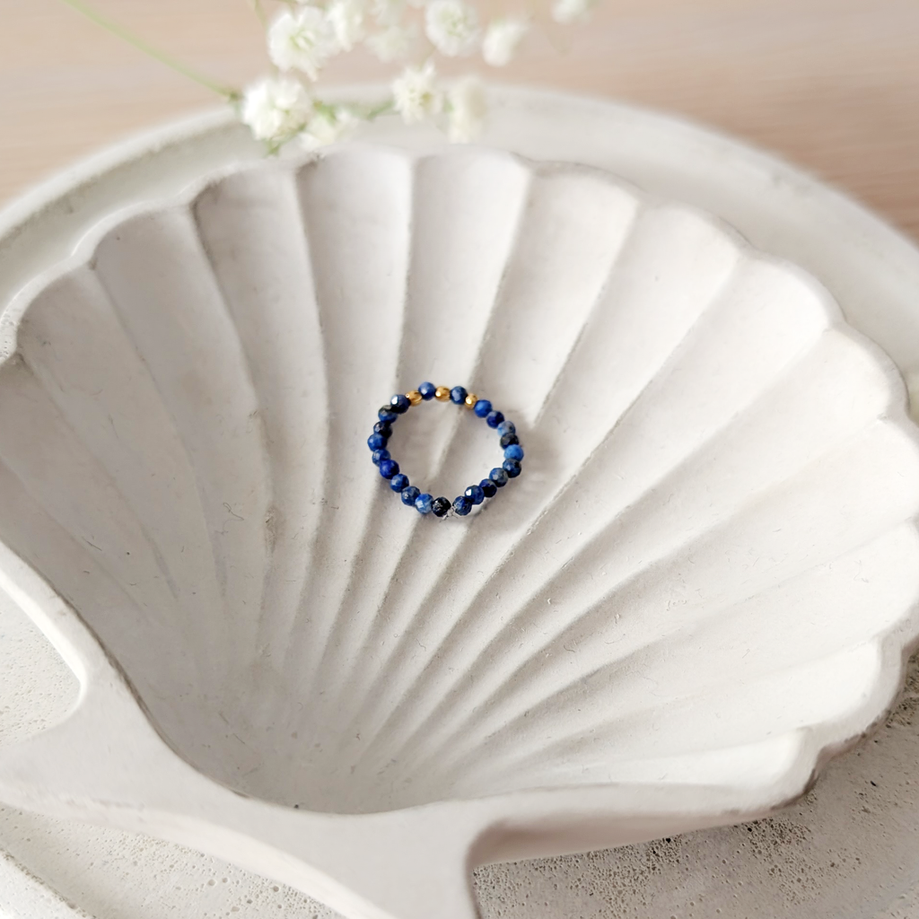 Pierścionek Notturno Graciozo II handmade z kamieni naturalnych