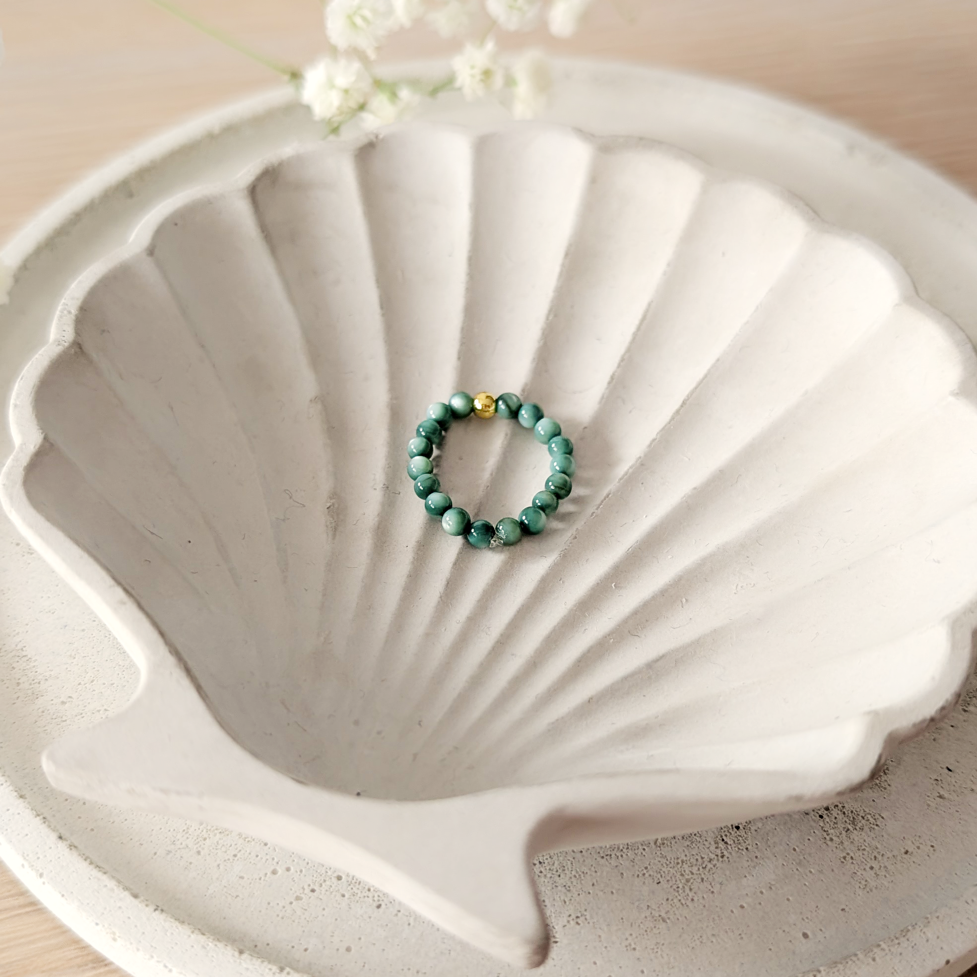 Pierścionek Reverie handmade z kamieni naturalnych