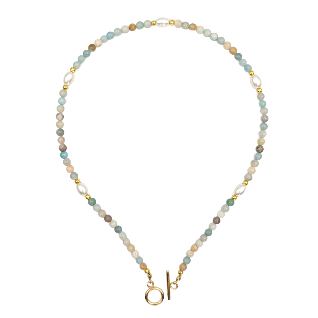 Naszyjnik Continuo handmade z kamieni naturalnych