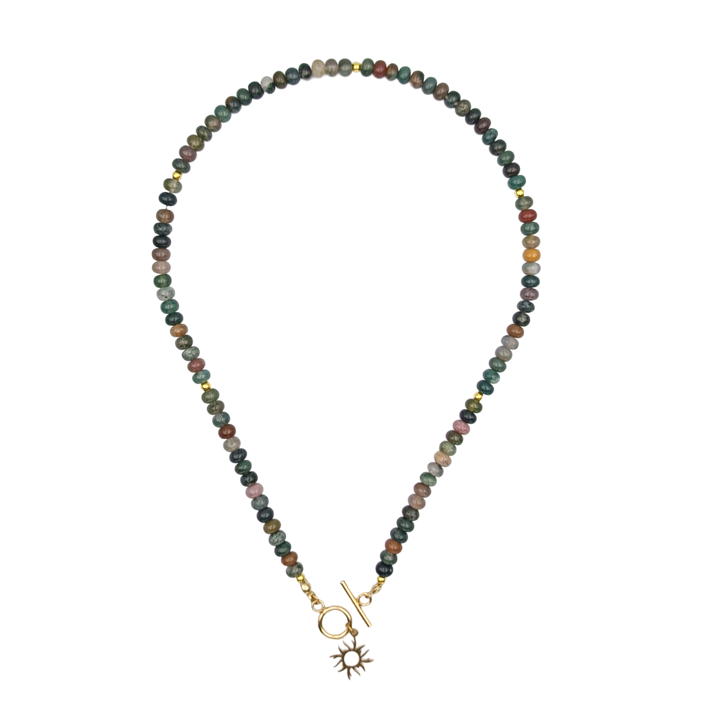 Sonata Verde naszyjnik handmade z kamieni naturalnych